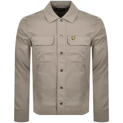 Lyle & Scott Lyle And Scott Bedford Corduroy Overshirt Beige