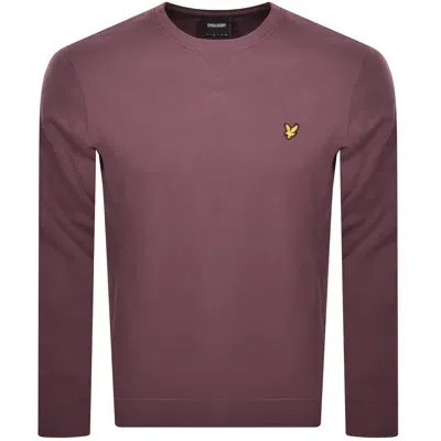 Lyle & Scott Lyle And Scott Crew Neck Sweatshirt Purple