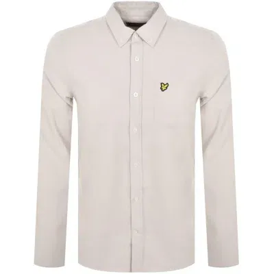 Lyle & Scott Lyle And Scott Needle Cord Long Sleeve Shirt Beige