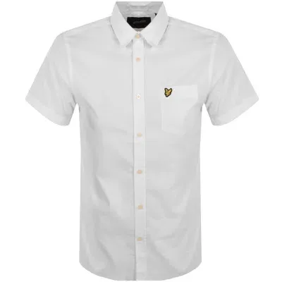 Lyle & Scott Lyle And Scott Plain Poplin Shirt White