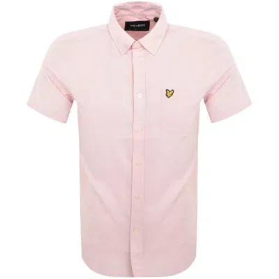 Lyle & Scott Lyle And Scott Short Sleeve Shirt Pink