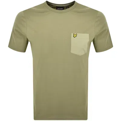 Lyle & Scott Lyle And Scott Tonal Pocket T Shirt Green