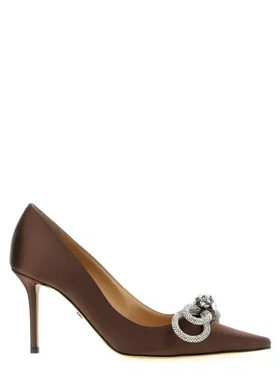 Mach &amp; Mach Double Bow Pumps In Brown