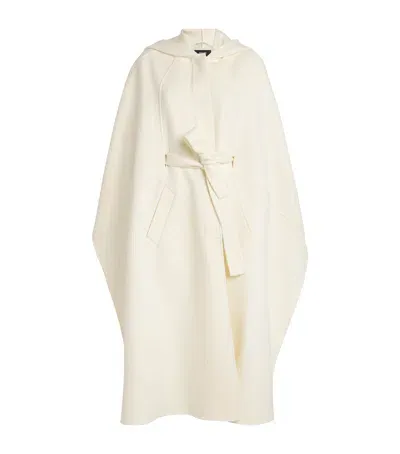 Mackage Wool Kirstyn Cape Coat In Ivory