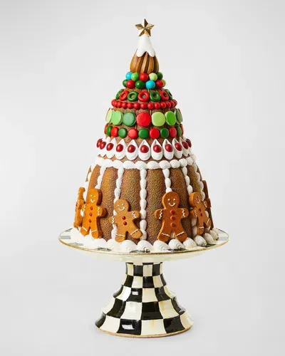 Mackenzie-childs Bake Shop Gingerbread Cake Tower In Multi