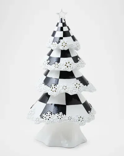 Mackenzie-childs Courtly Illuminated Porcelain Tree In White