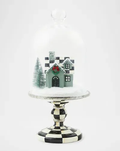 Mackenzie-childs Farmhouse Holiday House Cloche In Multi