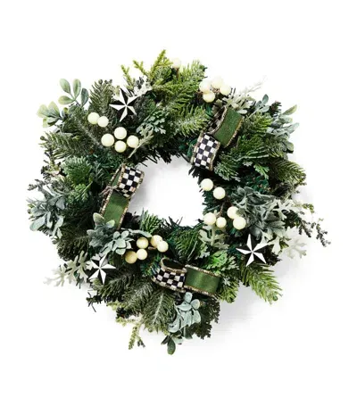 Mackenzie-childs Mini Farmhouse Wreath In Green