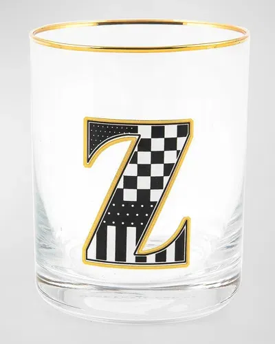 Mackenzie-childs Monogram Tumbler, 14 Oz. In Z