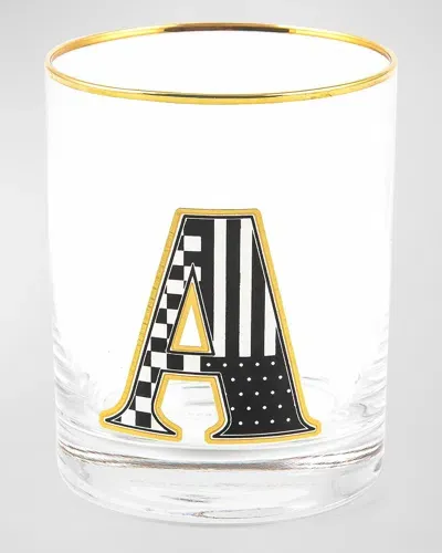 Mackenzie-childs Monogram Tumbler, 14 Oz. In A