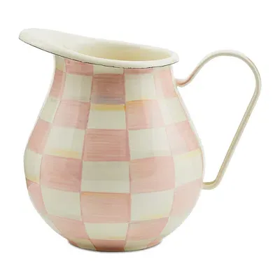 Mackenzie-childs Rosy Check Enamel Pitcher In No Color