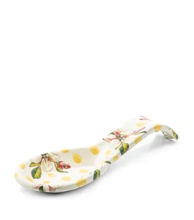 Mackenzie-childs Wildflowers Enamel Spoon In Multi