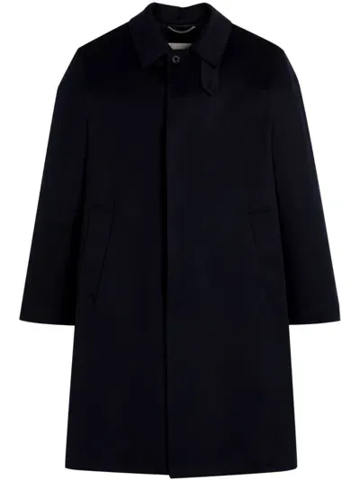 Mackintosh Dunkeld Cashmere Coat In Blue