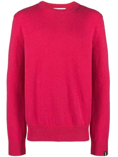 Mackintosh Holkham Crew-neck Cashmere Sweater In Pink