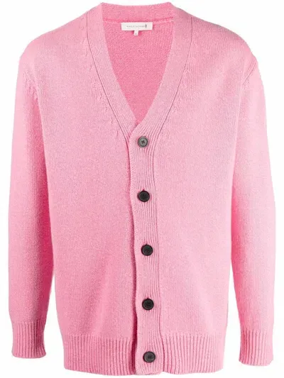 Mackintosh Stockholm Merino-cashmere Cardigan In Pink