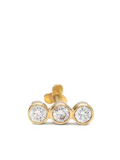 Mad Precious & Ethical 18kt Yellow Gold Diamond Earring