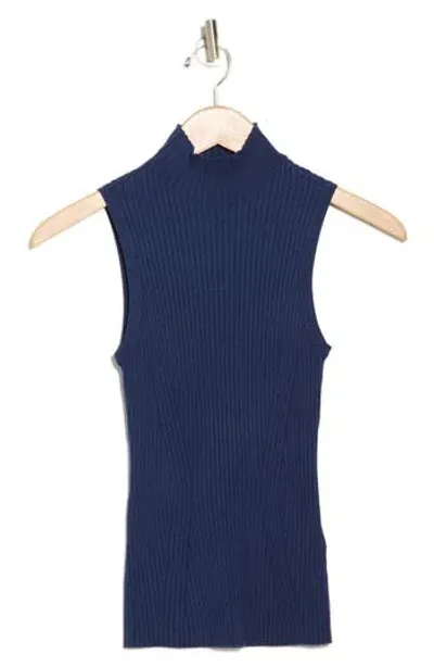 Madewell Amel Sweater Tank In Classic Indigo