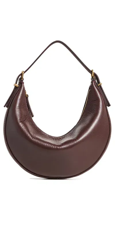 Madewell Essentials Crescent Mini Crossbody Bag Chocolate Raisin