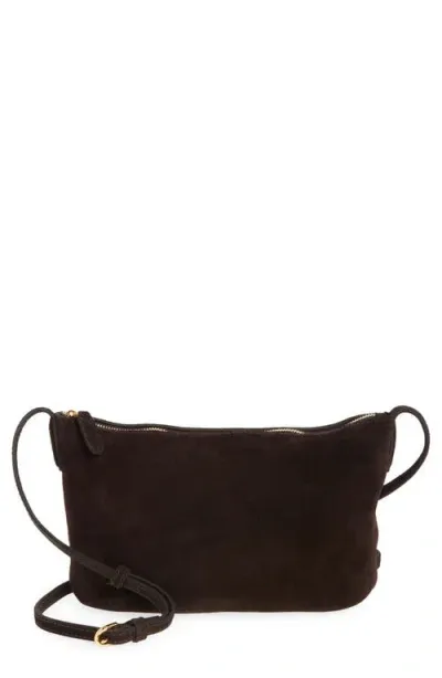 Madewell Mini Crossbody Bag In Dark Carob