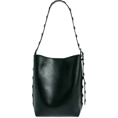 Madewell The Essential Medium Bucket Tote In True Black