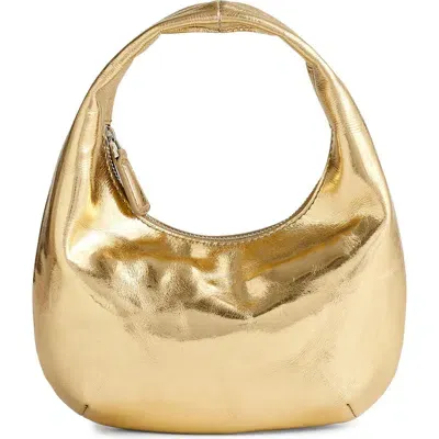 Madewell The Mini Bag In Gold Metallic