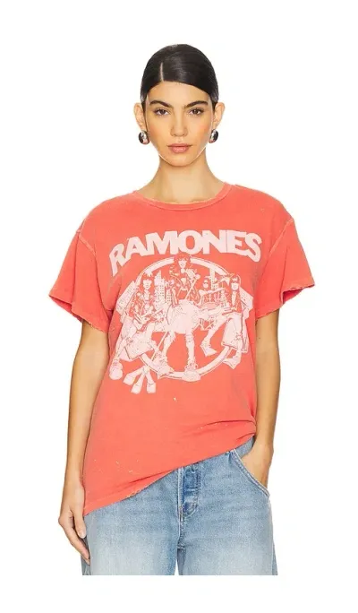 Madeworn The Ramones Tee In Red