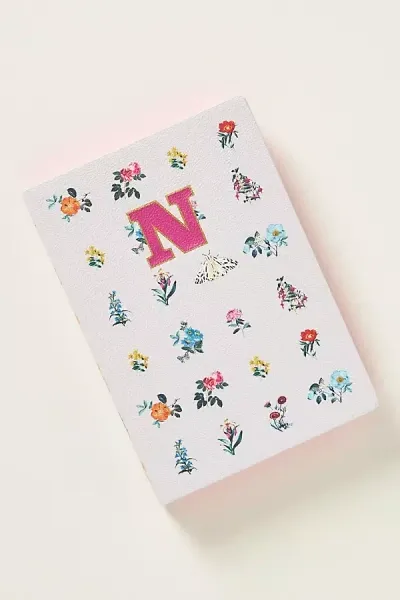 Maeve Monogram Journal In White