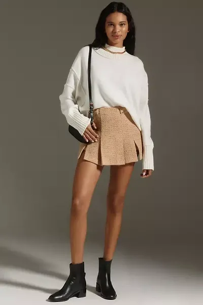 Maeve The Logan Turtleneck Sweater By  In White