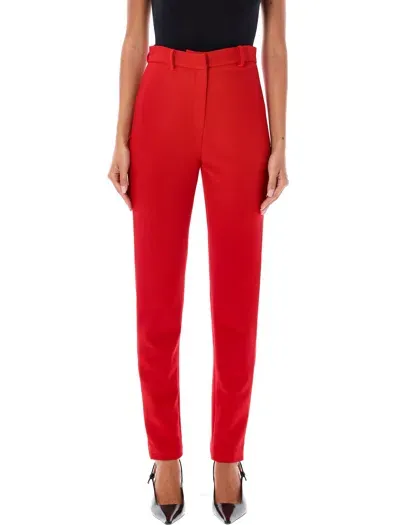 Magda Butrym Wool Leggings In Red