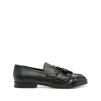 Magliano Tassel-detailed Leather Loafers In Black