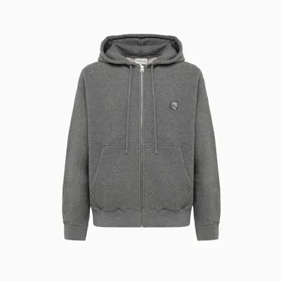 Maison Kitsuné Maison Kitsune Hooded Sweatshirt In Grey