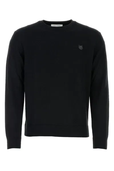 Maison Kitsuné Maison Kitsune Knitwear In Black