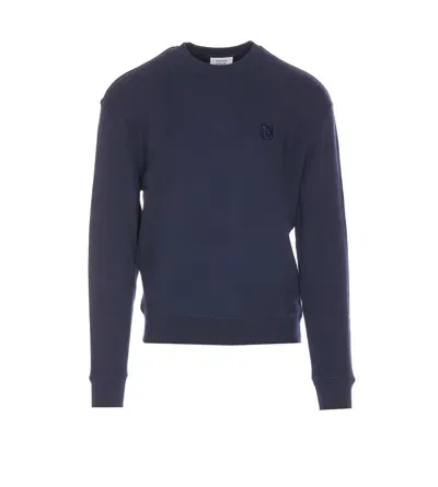 Maison Kitsuné Navy Cotton Sweatshirt