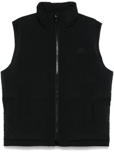 Maison Kitsuné Padded Gilet In Black