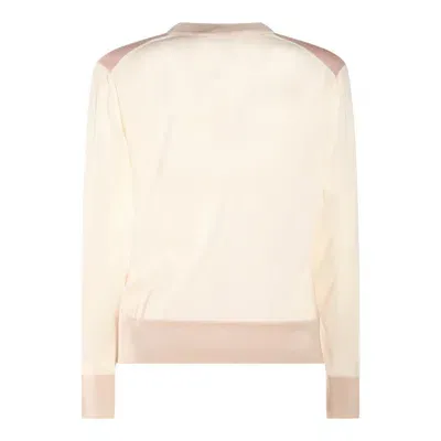 Maison Kitsuné Rose Wool Sweatshirt In Pasture Rose