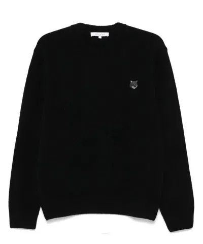 Maison Kitsuné Sweater In Black