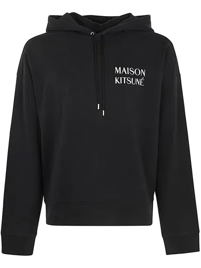 Maison Kitsuné Sweaters In Black