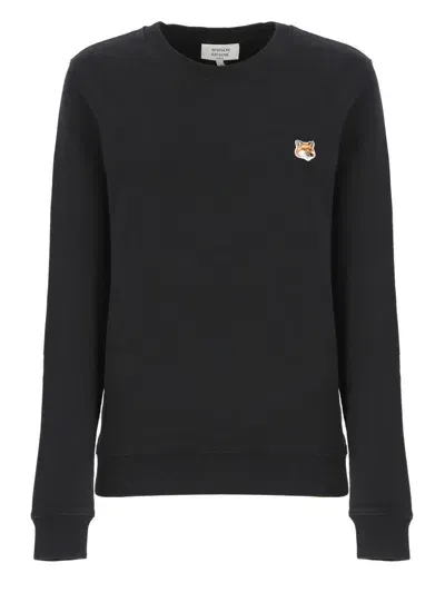 Maison Kitsuné Sweaters In Black