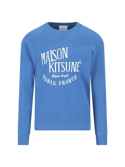 Maison Kitsuné Maison Kitsune' Sweaters In Blue