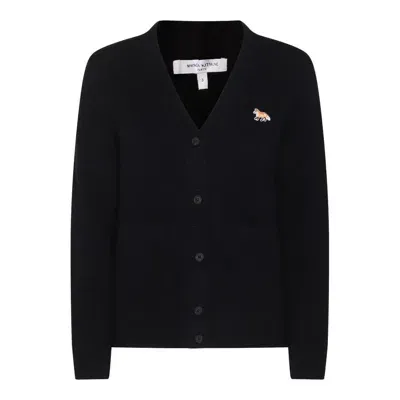 Maison Kitsuné Navy Blue Wool Knitwear