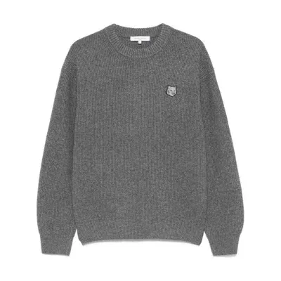 Maison Kitsuné Sweaters In Grey