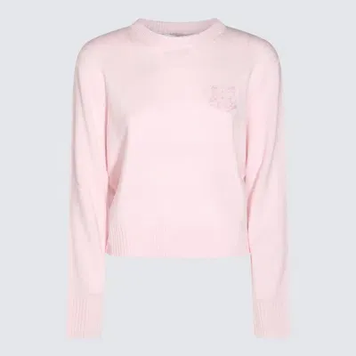 Maison Kitsuné Sweaters In Pink