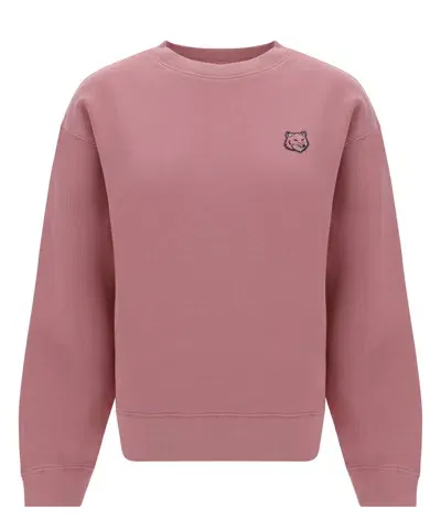 Maison Kitsuné Sweatshirt In Rosebud