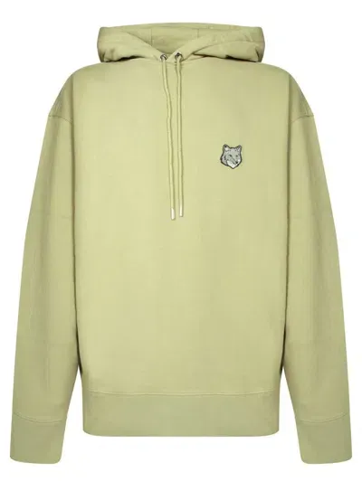 Maison Kitsuné Bold Fox Beige Hoodie