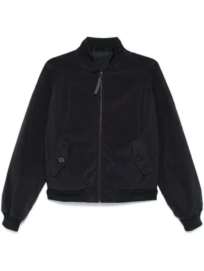 Maison Margiela Canvas Bomber Jacket In Black