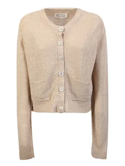 Maison Margiela Cardigans In Neutral