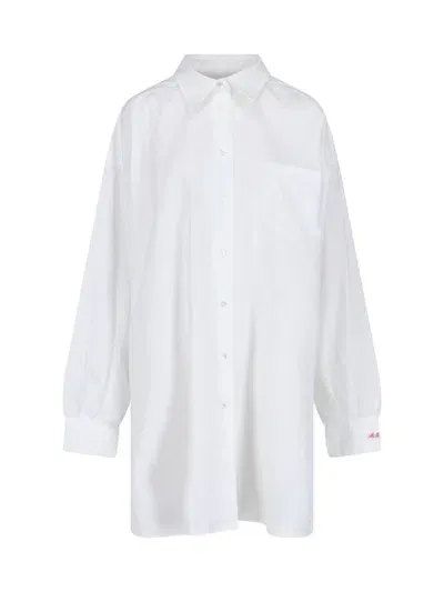 Maison Margiela Chemisier Dress In White