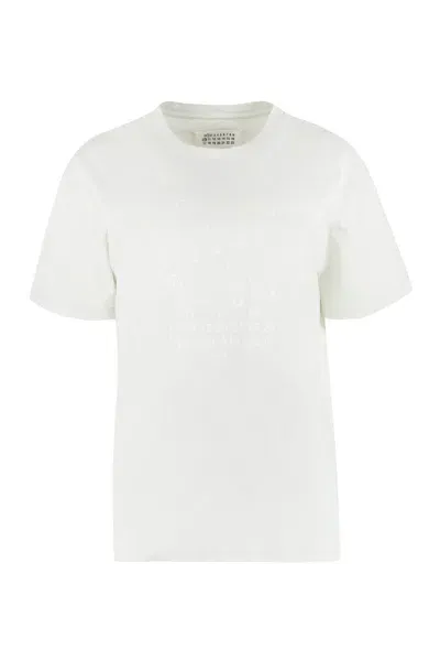 Maison Margiela Cotton Crew-neck T-shirt In Green