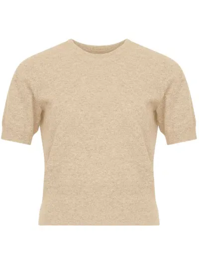 Maison Margiela Crew-neck Virgin Wool Jumper In Neutral