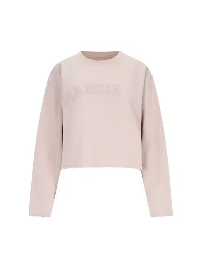 Maison Margiela Firm Fleece Sweatshirt In Pink